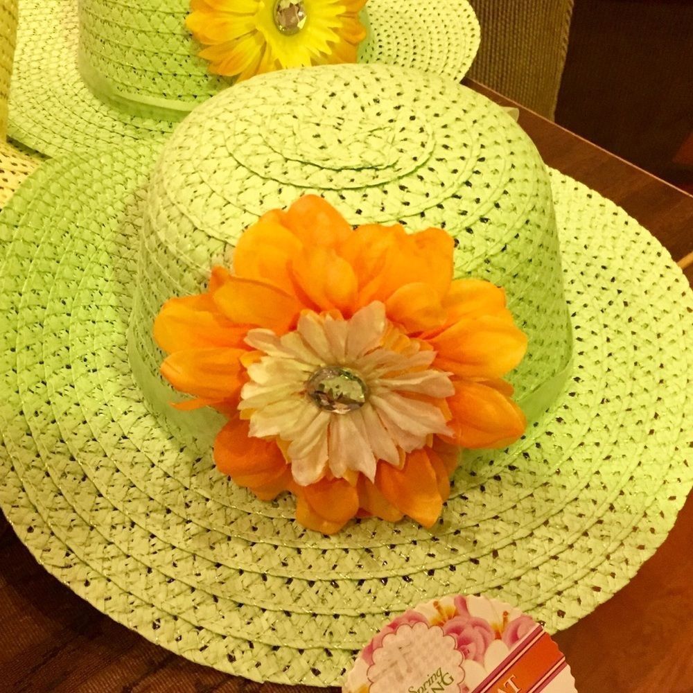Girls Toddler Spring Hats Easter 🐣 Hats NWT